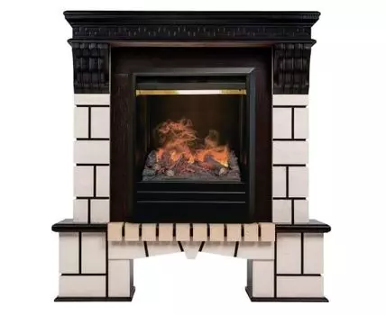 Электрокамин RealFlame Stone AO с очагом 3D Olympic