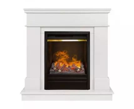 Электрокамин Selena STD WT с очагом Olympic