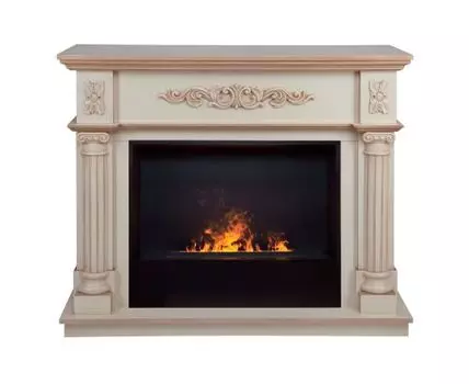 Электрокамин Silvia 26 WT-619B с очагом 3D Cassette 630 Black Panel