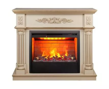 Электрокамин Silvia 26 WT-619G с очагом 3D Helios 26