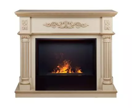 Электрокамин Silvia 26 WT-619G с очагом 3D Cassette 630 Black Panel