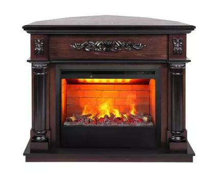 Электрокамин Silvia Corner 26 AO с очагом 3D Helios 26