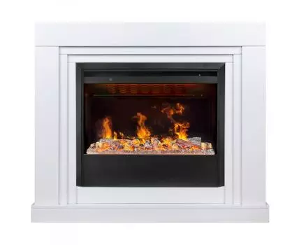 Электрокамин Stanley 26 WT с очагом 3D Helios 26 SBG