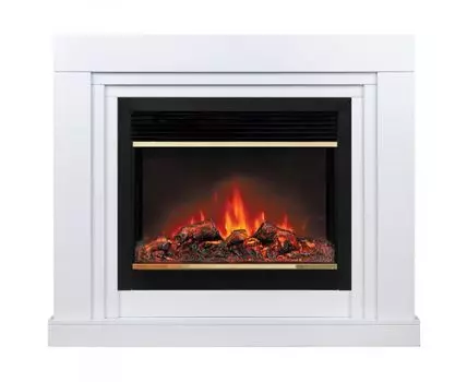 Электрокамин Stanley 26 WT с очагом Moonblaze Deluxe Brass