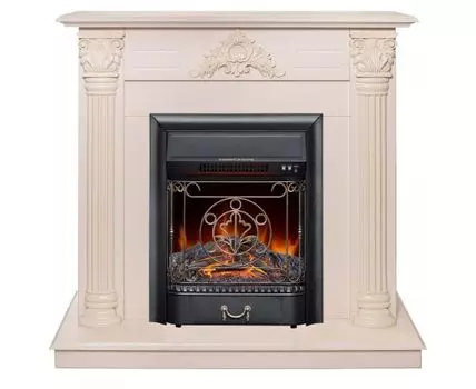 Электрокамин Stefania WT-F612 с очагом Majestic Lux Black