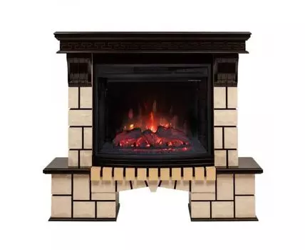 Электрокамин Stone 25/25,5 AO с очагом Evrika 25,5