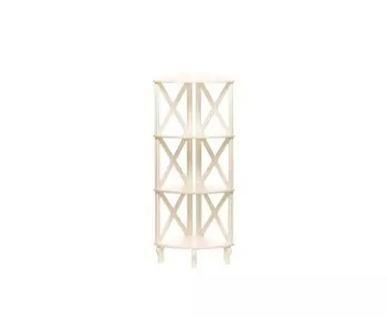 Этажерка-стеллаж Leset Джульетта-3 угловая