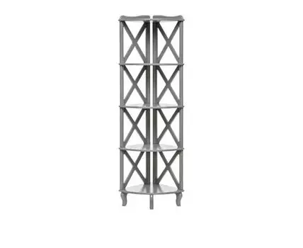 Этажерка-стеллаж Leset Джульетта-4 угловая