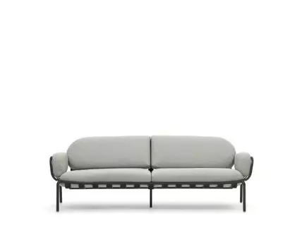 Joncols 3-местный алюминиевый диван серого цвета 225 см