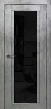 К-11 Бетон светлый (Остекление Лакобель черное) (Остекление Лакобель черное)