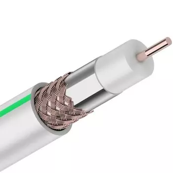 Кабель ТВ белый