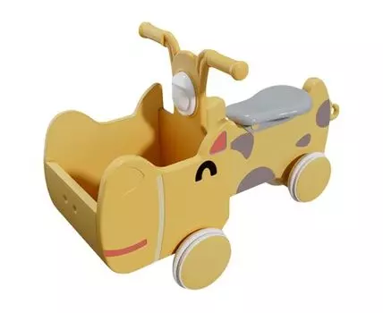 Качалка Кидс Хиппо (26, 31, Желтый, 68)