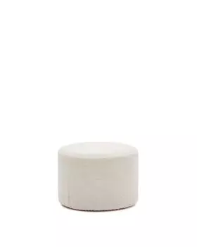 Kaeli Пуф для ног со съемным чехлом из экрю букле 60