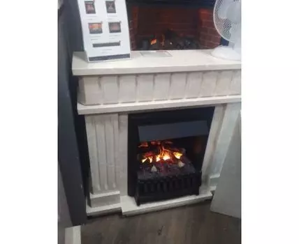 Камин из мрамора Cassandra с очагом 3D Oregan