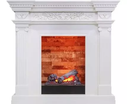 Каминокомплект Amalfi - Белый дуб с очагом Cassette 400 NH