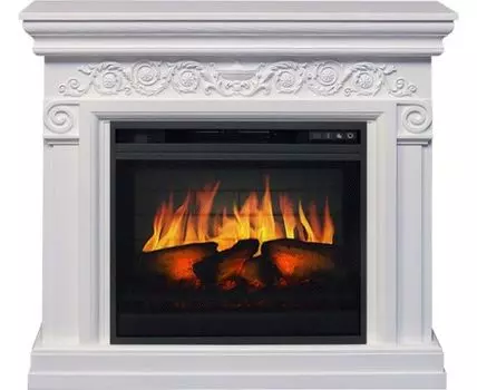 Каминокомплект Athena - Белый с очагом Vision 23 EF LED 3D FX