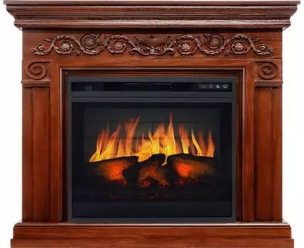 Каминокомплект Athena - Темный дуб с очагом Vision 23 EF LED 3D FX