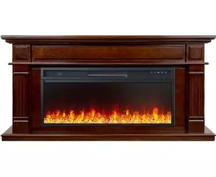 Каминокомплект Atlanta - Темный дуб (Ширина 1500 мм) с очагом Vision 42 LED