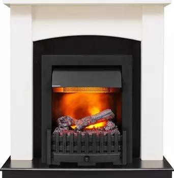 Каминокомплект Baltimore - Слоновая кость, черный с очагом Danville Black FB2