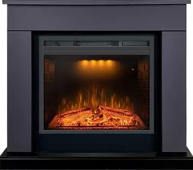 Каминокомплект Bergen 23 (Разборный) - Серый графит с очагом Emerald 23