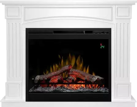 Каминокомплект Boston - Белый с очагом Symphony 26'' DF2624L-INT