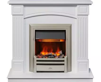 Каминокомплект Boston - Белый (Высота 925см) с очагом Chesford