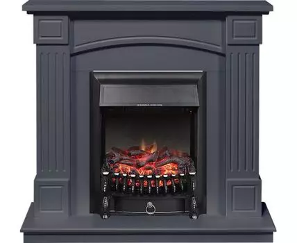 Каминокомплект Boston - Серый графит (Высота 925см) с очагом Fobos FX Black