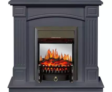 Каминокомплект Boston - Серый графит (Высота 925см) с очагом Fobos FX M Black