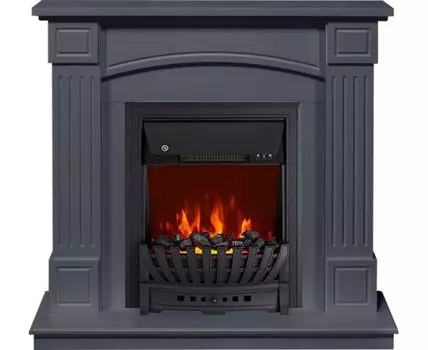 Каминокомплект Boston - Серый графит (Высота 925см) с очагом Aspen Black