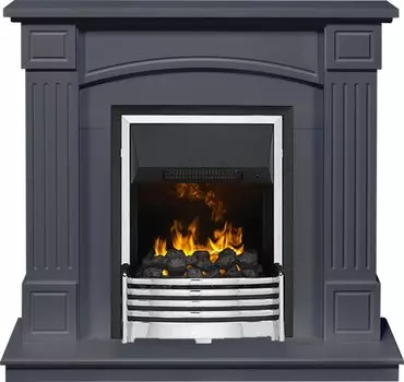 Каминокомплект Boston - Серый графит (Высота 925см) с очагом Flagstaff