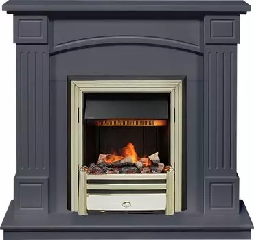 Каминокомплект Boston - Серый графит (Высота 925см) с очагом Cavendish