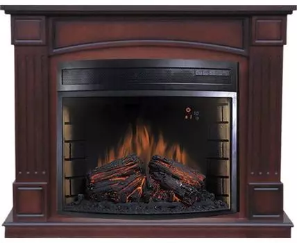 Каминокомплект Boston - Темный дуб с очагом Dioramic 28 LED FX