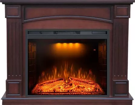 Каминокомплект Boston - Темный дуб с очагом Emerald 28