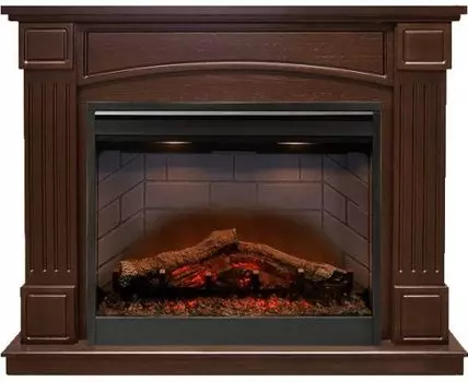 Каминокомплект Boston - Темный дуб с очагом Symphony 26'' DF2608-INT