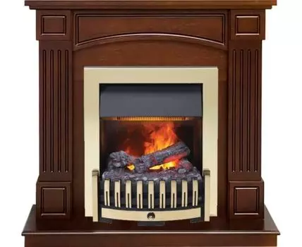 Каминокомплект Boston - Темный дуб (Высота 925см) с очагом Danville Brass FB2