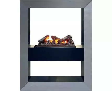 Каминокомплект Boxx - Серый графит с очагом Cassette 600 NH