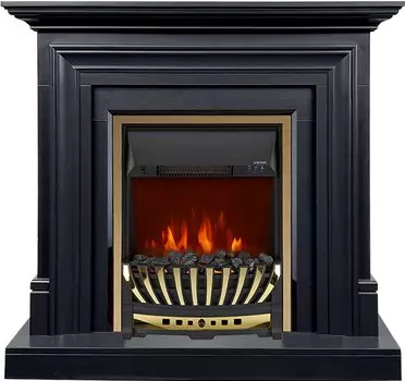 Каминокомплект Bradford - Серый графит с очагом Aspen Gold