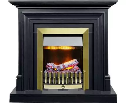 Каминокомплект Bradford - Серый графит с очагом Danville Antique Brass FB2