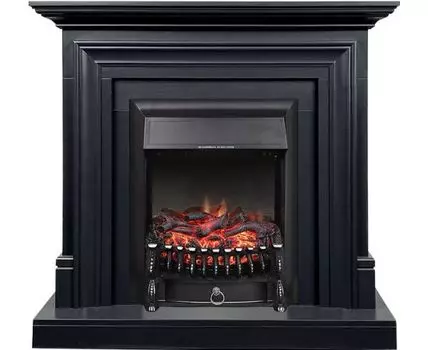 Каминокомплект Bradford - Серый графит с очагом Fobos FX Black