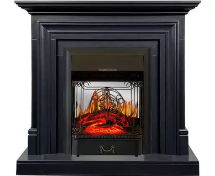 Каминокомплект Bradford - Серый графит с очагом Majestic FX M Black