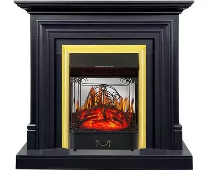 Каминокомплект Bradford - Серый графит с очагом Majestic FX M Brass