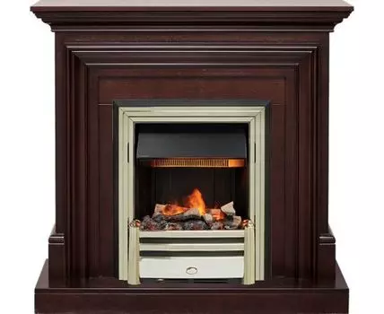 Каминокомплект Bradford - Темный дуб с очагом Cavendish