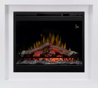 Каминокомплект Bronx - Белый с очагом Symphony 26'' DF2624L-INT