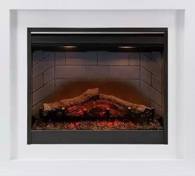 Каминокомплект Bronx - Белый с очагом Symphony 26'' DF2608-INT