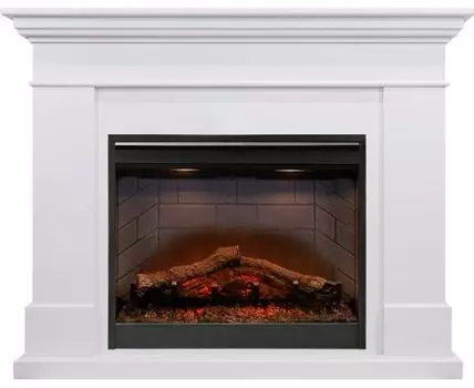 Каминокомплект California - Белый (Высота 1005мм) с очагом Symphony 26'' DF2608-INT