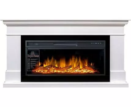 Каминокомплект California - Белый (Высота 850 мм) с очагом Vision 42 LOG LED