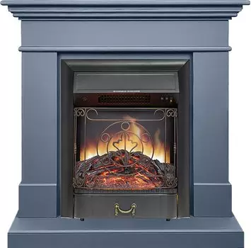 Каминокомплект California STD CRM (Разборный) - Санд антрацит с очагом Majestic FX Black