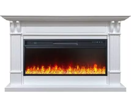 Каминокомплект Cardiff - Белый с очагом Vision 42 LED