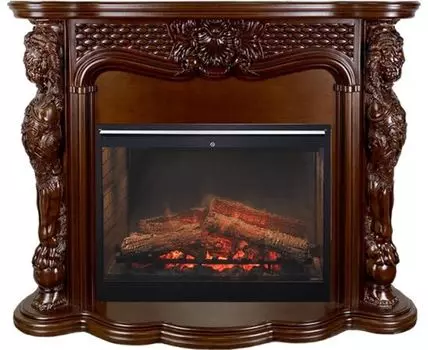 Каминокомплект Castle - Темный дуб с очагом Symphony 30'' DF3020-INT