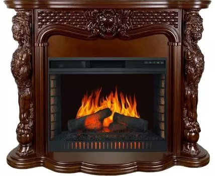 Каминокомплект Castle - Темный дуб с очагом Vision 30 EF LED FX